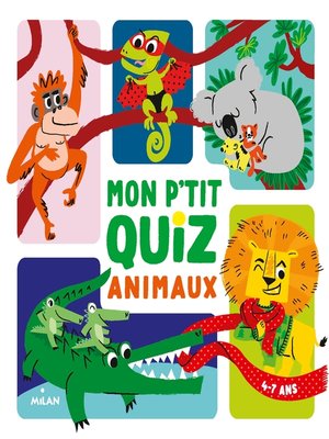 cover image of Mon p'tit quiz animaux